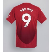 Dres Manchester United Rasmus Hojlund #9 Domaci 2024-25 Kratak Rukav